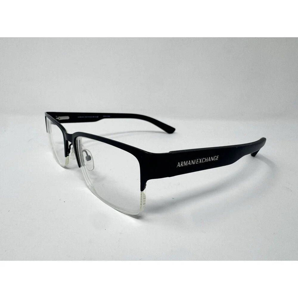 Armani Exchange AX1014 6063 Black Eyeglass Frames 53-17-145 Authentic